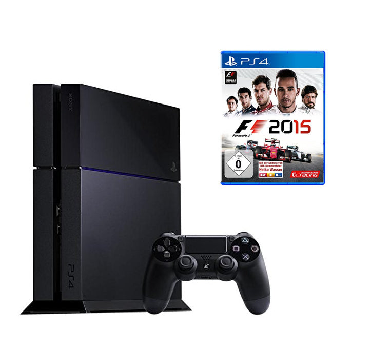 Konsole 500GB schwarz + F1 2015 + Original Controller