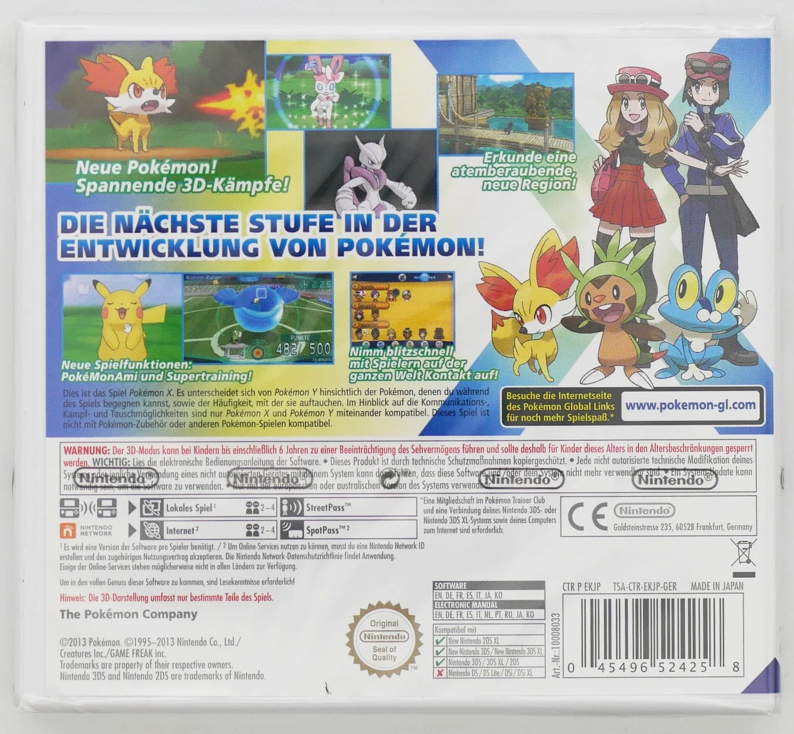Pokémon X Pixel Grading SEALED 90 71247618 (DE) · Sammlerstück