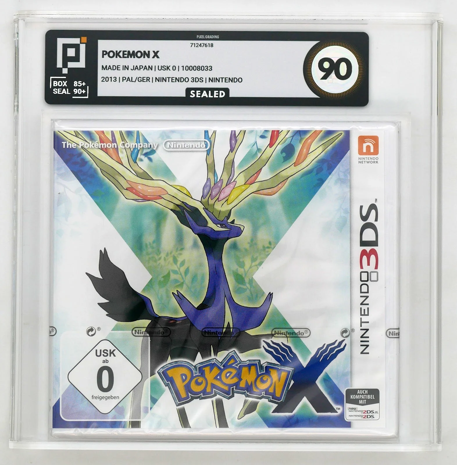 Pokémon X Pixel Grading SEALED 90 71247618 (DE) · Sammlerstück