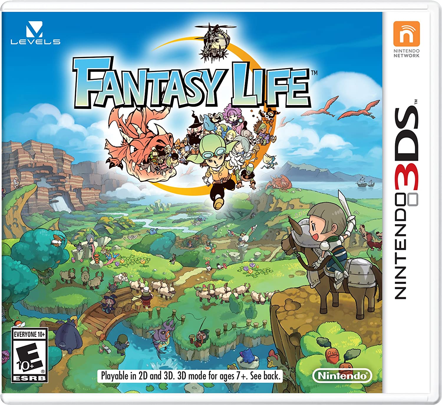 Das Cover von Fantasy Life für Nintendo 3DS