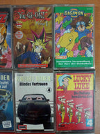 MC Kassetten-Set S60: Knight Rider, Digimon, Dragonball, Yu Gi Oh, Lucky Luke Europa