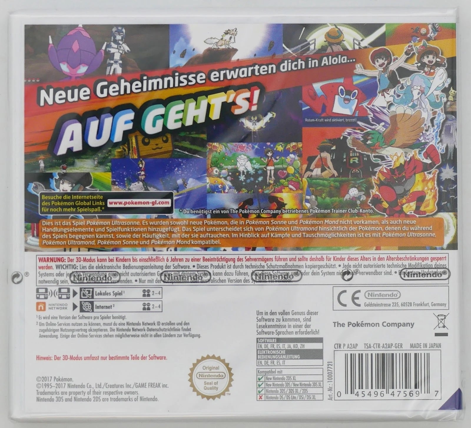 Pokémon Ultrasonne (DE) · Sammlerstück