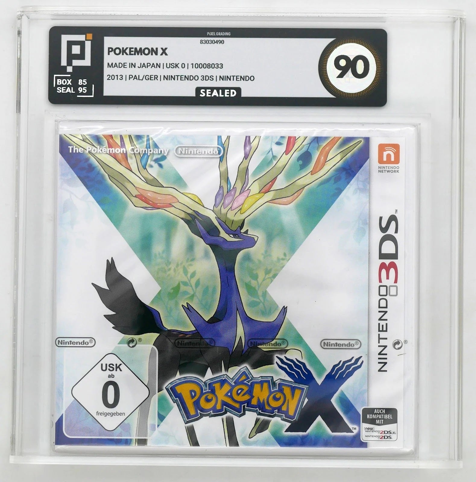 Pokémon X Pixel Grading SEALED 90 83030490 (DE) · Sammlerstück