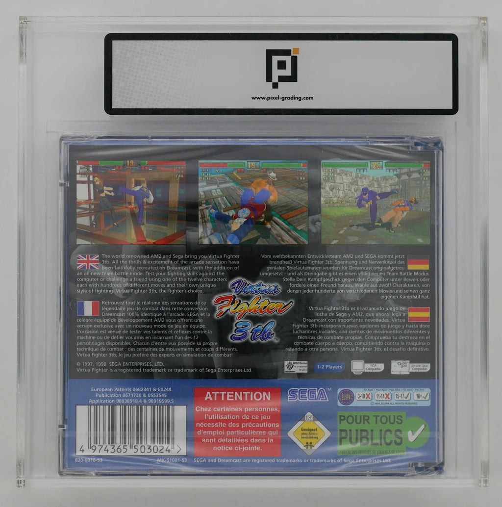 Virtua Fighter 3tb Pixel Grading SEALED 85 (EU) · Sammlerstück