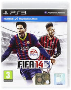 Das Cover von Fifa 14 für PS3 zeigt Lionel Messi und Stephan El Shaarawy in ihren Trikots vor einem Stadionhintergrund.