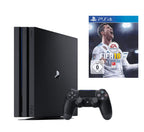 Konsole Pro 1TB schwarz + FIFA 18 + Original Controller