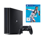 Konsole Pro 1TB schwarz + FIFA 19 + Original Controller