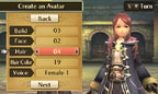 Im Menü zur Avatar-Erstellung von Fire Emblem: Awakening wird die Frisur ausgewählt.