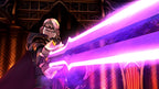 Ein Charakter in Fire Emblem Fates: Herrschaft schwingt ein leuchtendes Schwert.