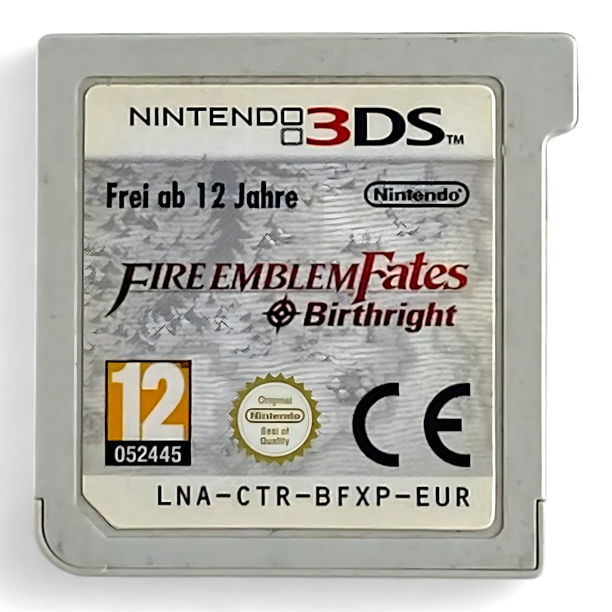 Das Modul von Fire Emblem Fates: Vermächtnis für Nintendo 3DS zeigt den Titel und das USK-Siegel.