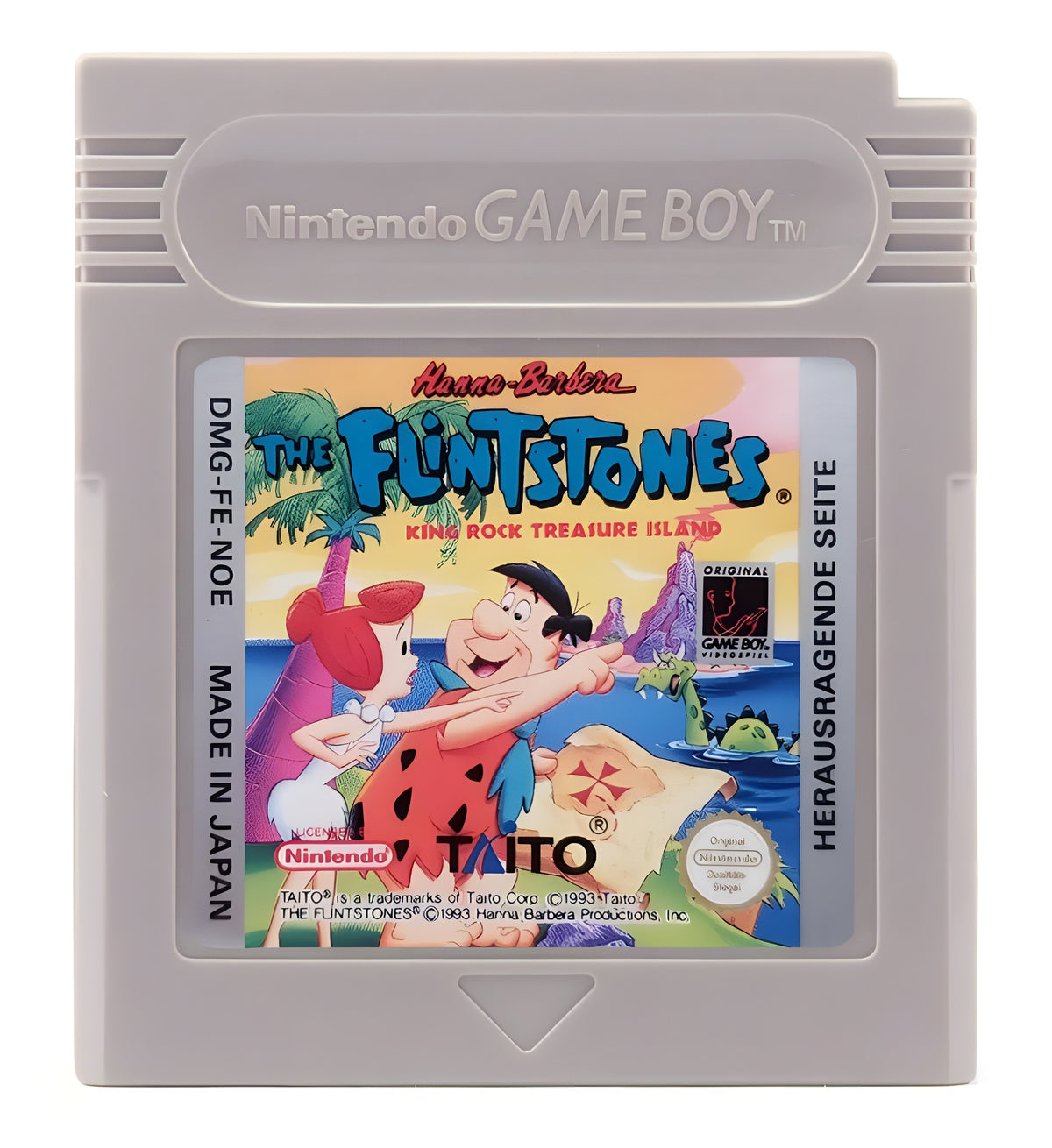 Das Modul von Flintstones für GameBoy