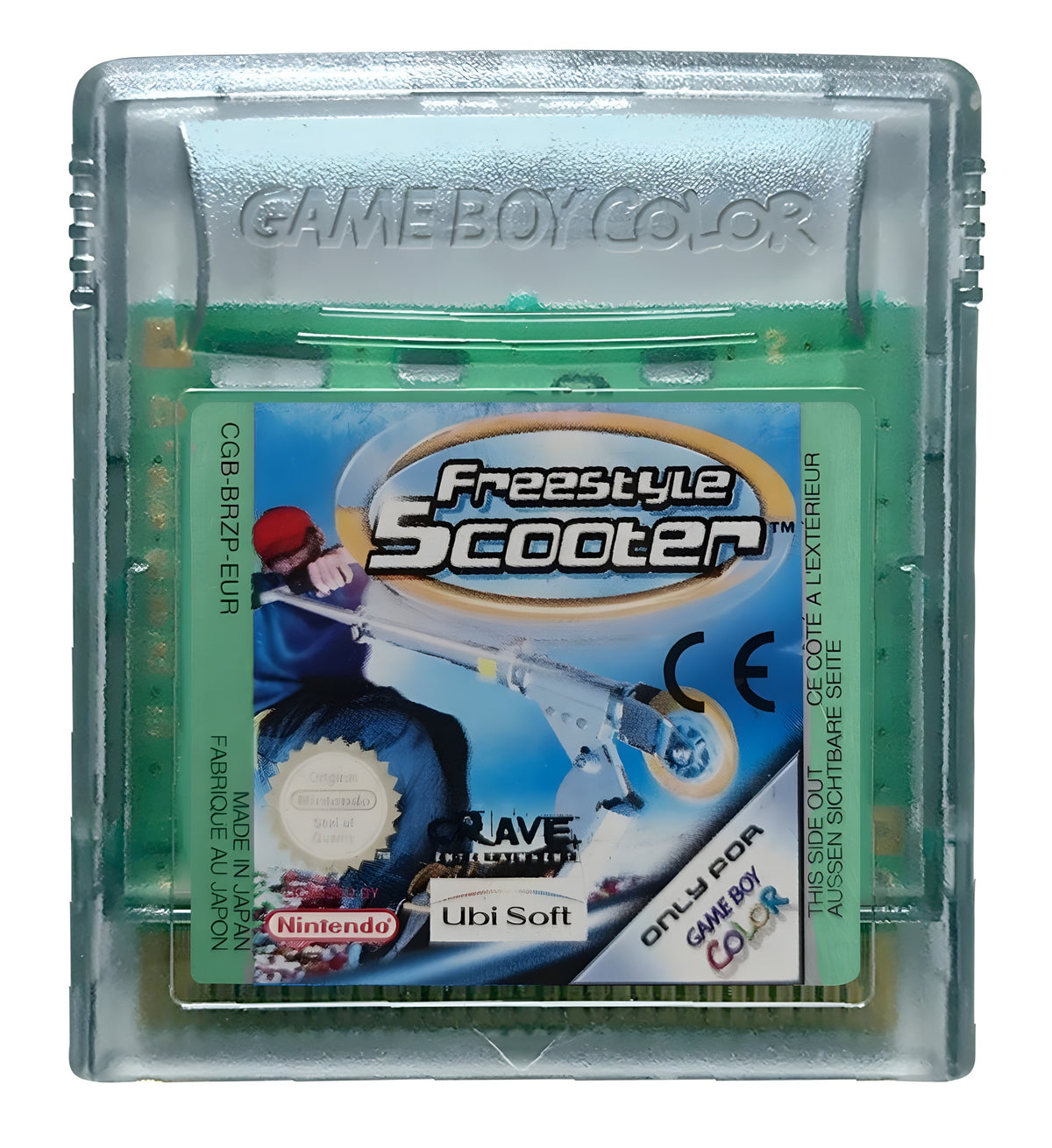 Das Modul von Freestyle Scooter für GameBoy Color
