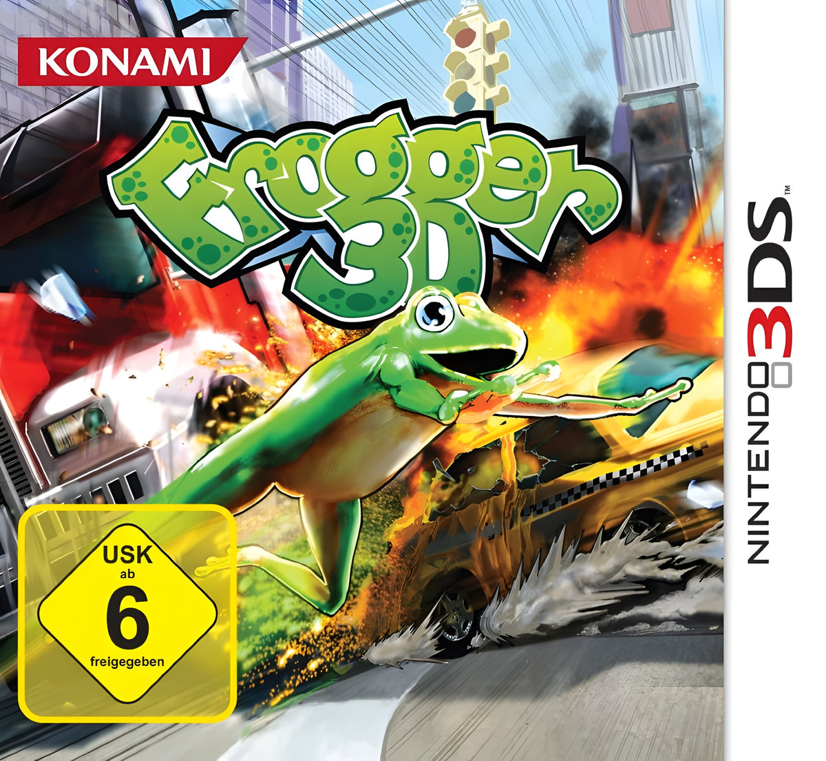 Das Cover von Frogger 3D für Nintendo 3DS