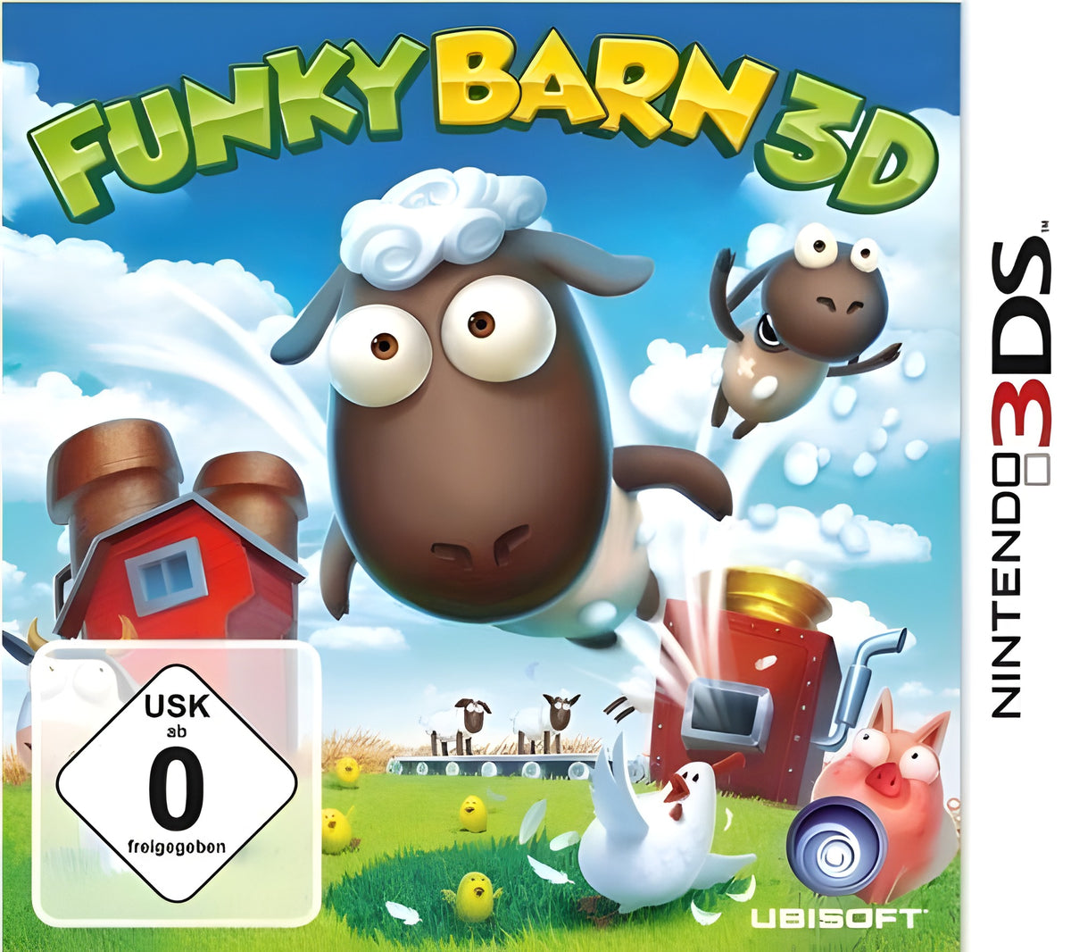 Das Cover von Funky Barn 3D für Nintendo 3DS