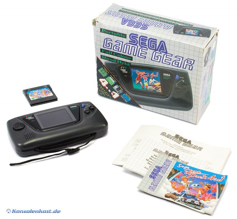 Konsole + Game Pack 4 in 1 + Netzteil