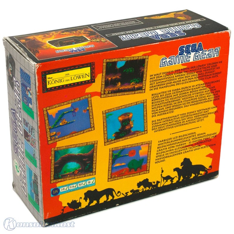 Konsole König der Löwen Pack + Spiele
