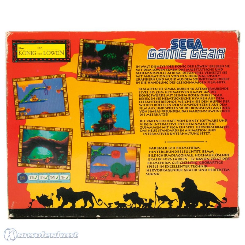 Konsole König der Löwen Pack + Spiele