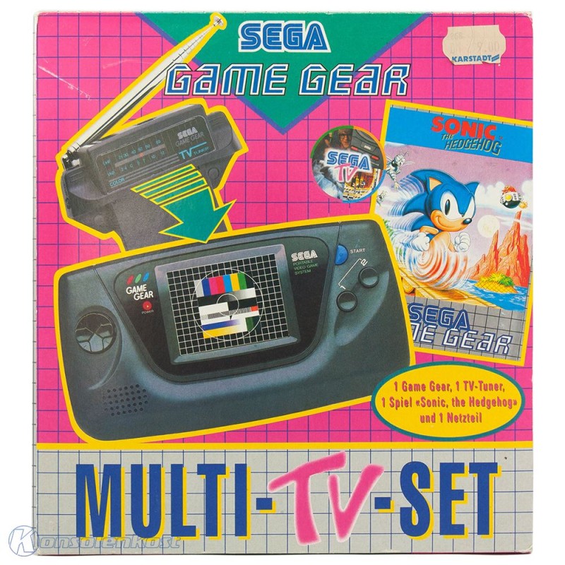 Konsole Multi-TV-Set + Sonic 1 + TV Tuner + Netzteil