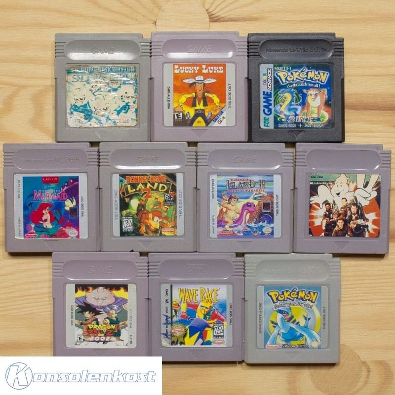 10 GameBoy Spiele zum TOP Preis! GB43