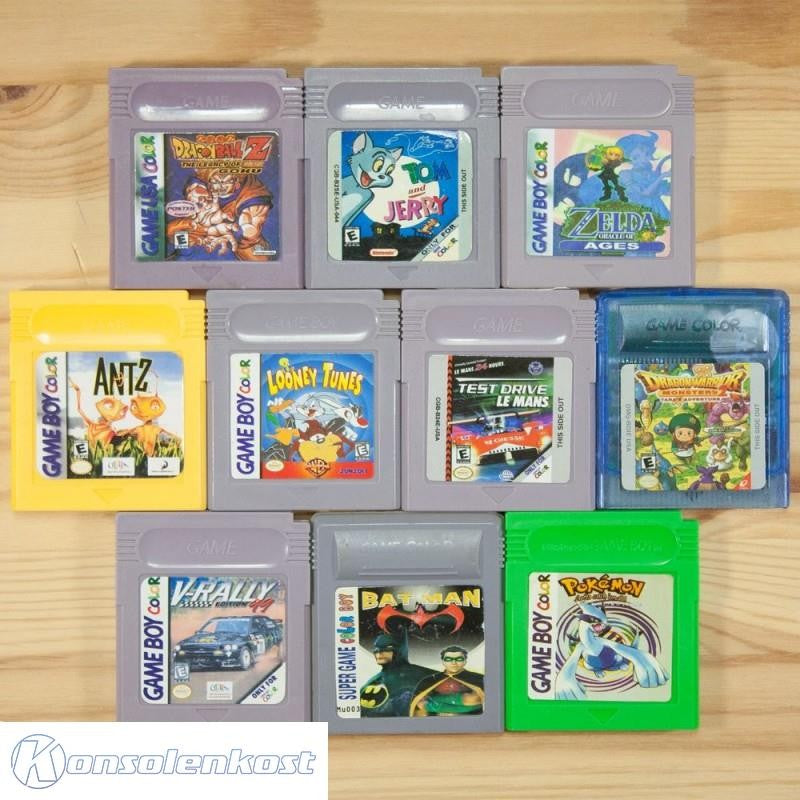 10 GameBoy Spiele zum TOP Preis! GBC11