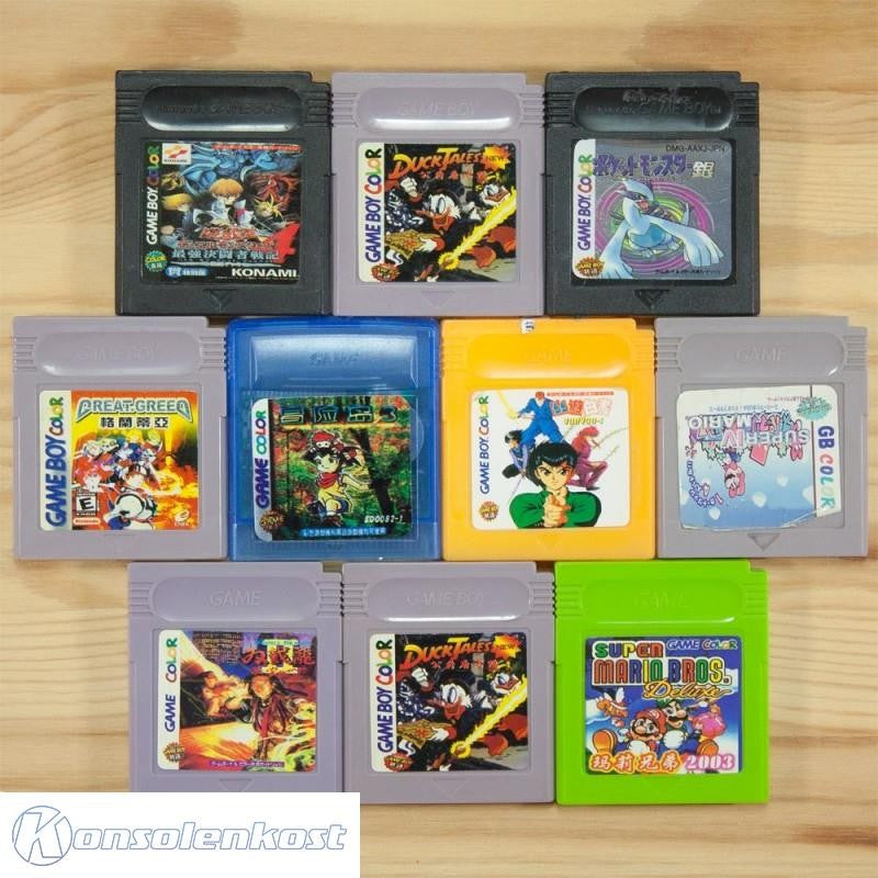 10 GameBoy Spiele zum TOP Preis! GBC12