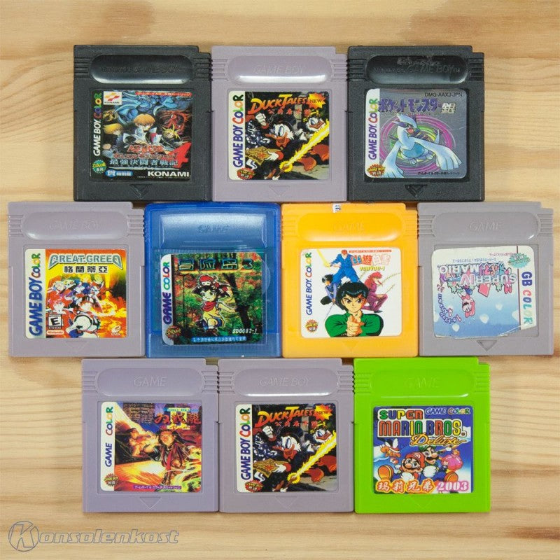 10 GameBoy Spiele zum TOP Preis! GBC12