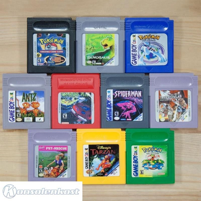 10 GameBoy Spiele zum TOP Preis! GBC14