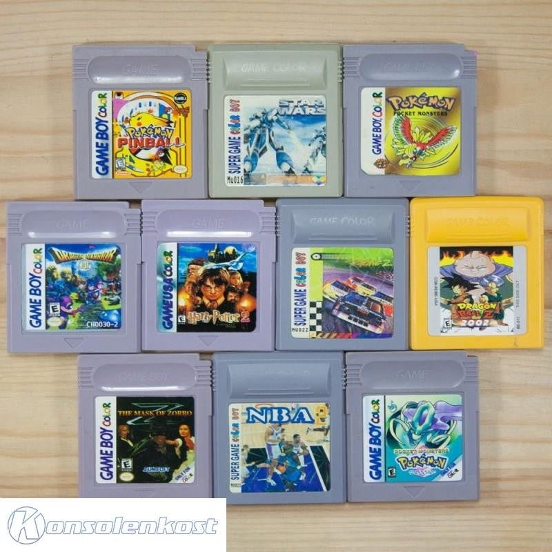 10 GameBoy Spiele zum TOP Preis! GBC15