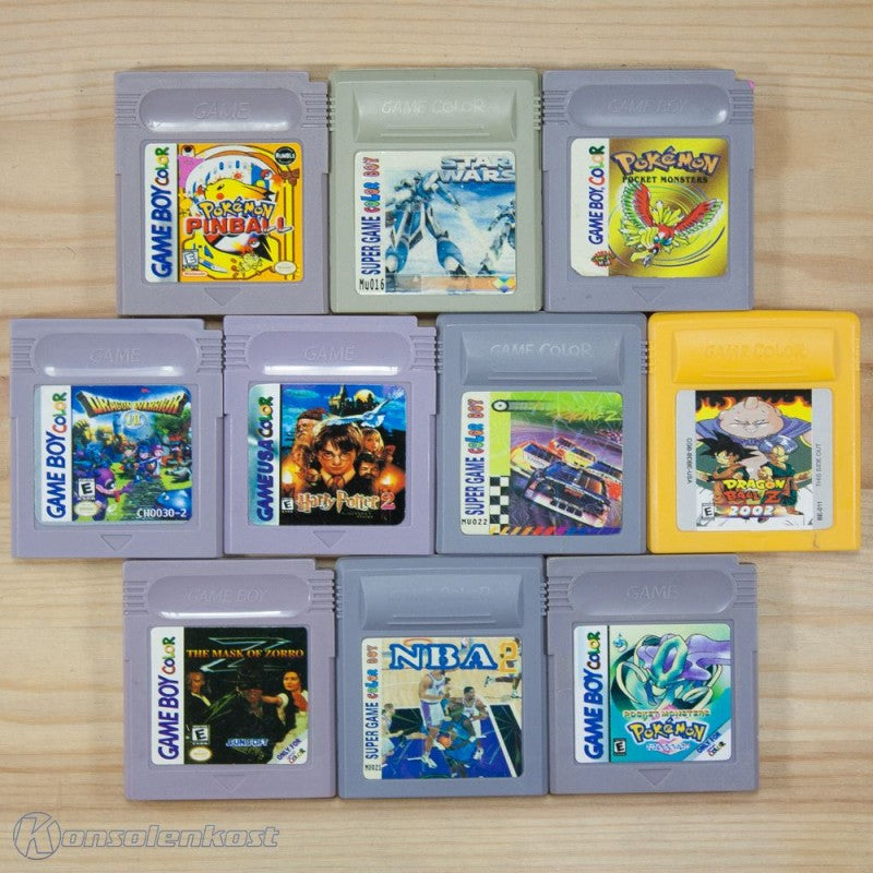10 GameBoy Spiele zum TOP Preis! GBC15