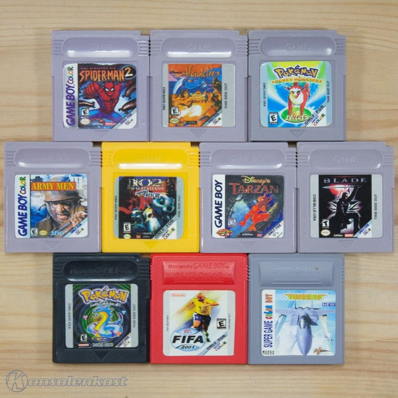 10 GameBoy Spiele zum TOP Preis! GBC16
