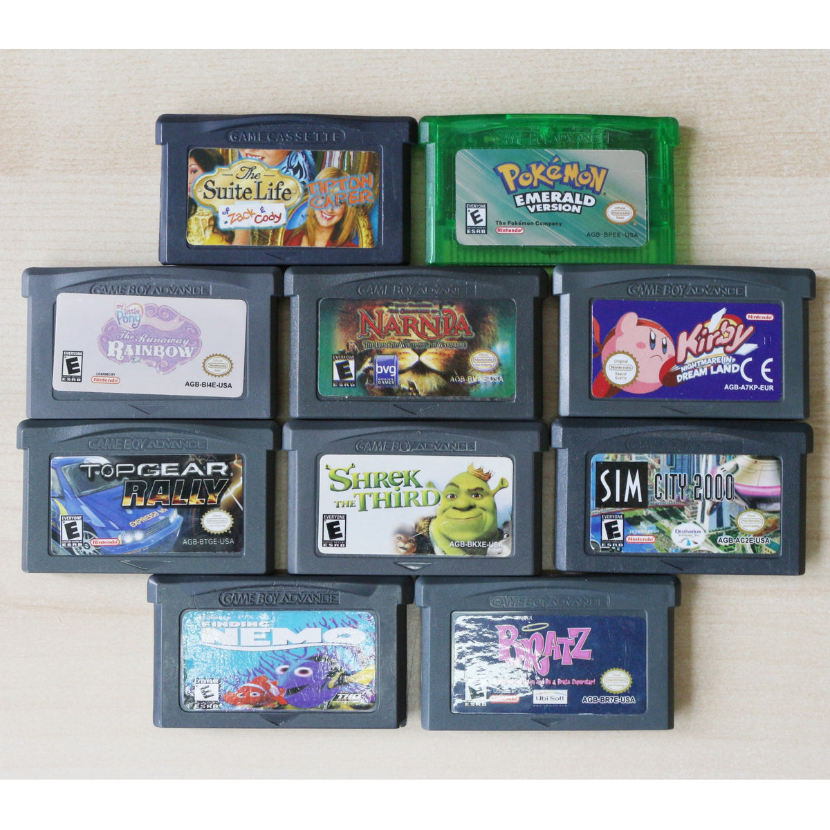10 GameBoy Spiele zum TOP Preis! - GBA 282