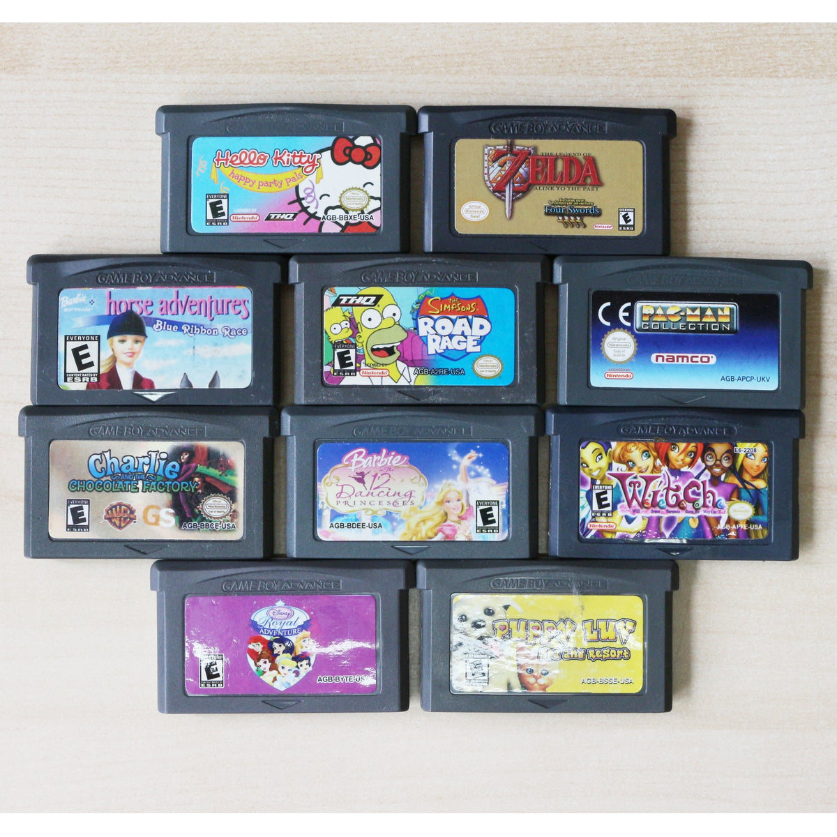 10 GameBoy Spiele zum TOP Preis! - GBA 284