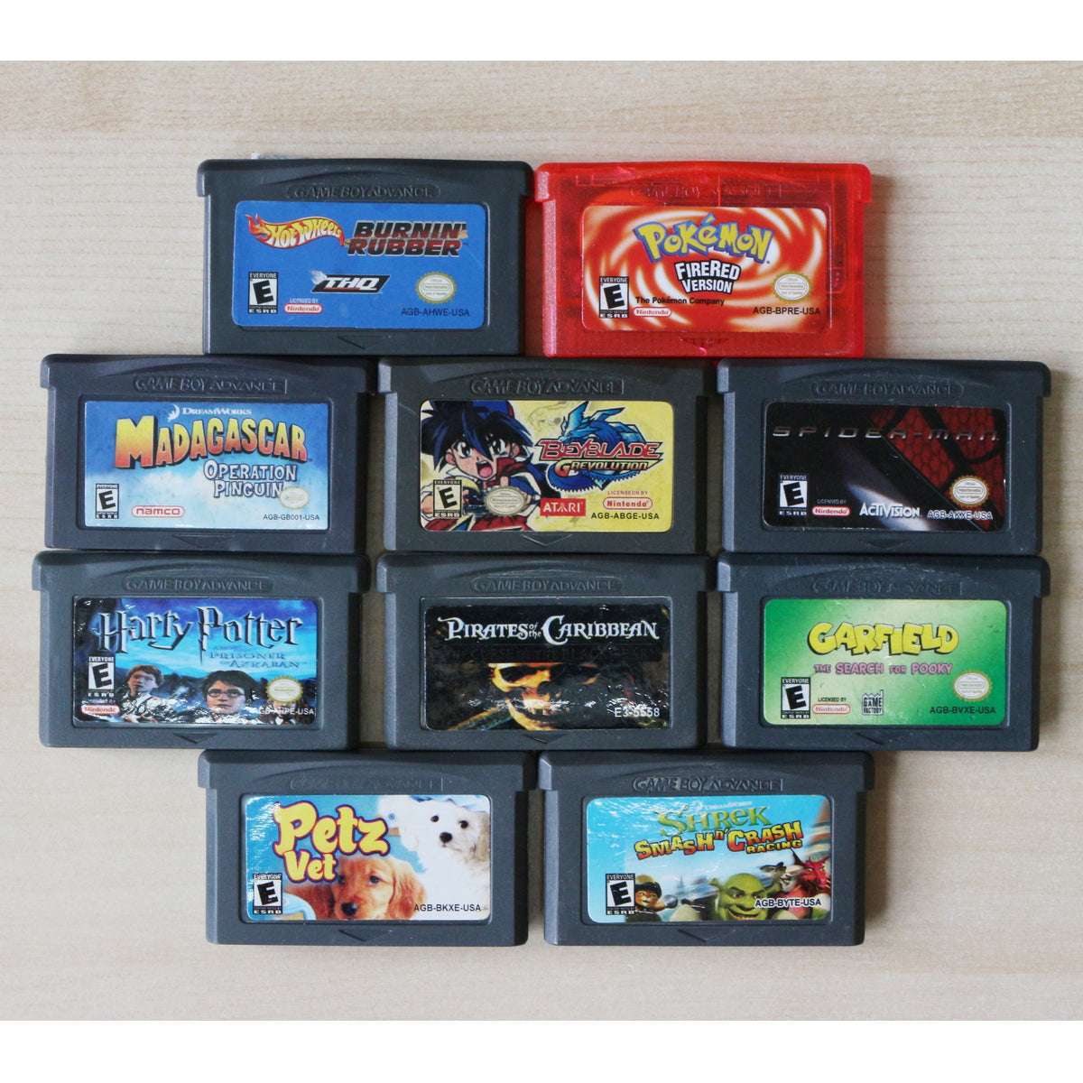 10 GameBoy Spiele zum TOP Preis! - GBA 286