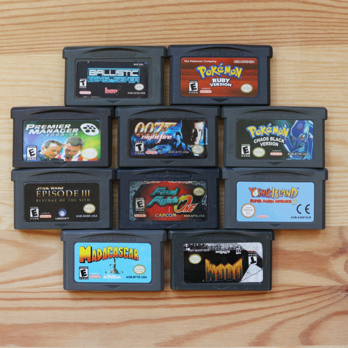 10 GameBoy Spiele zum TOP Preis! - GBA 295