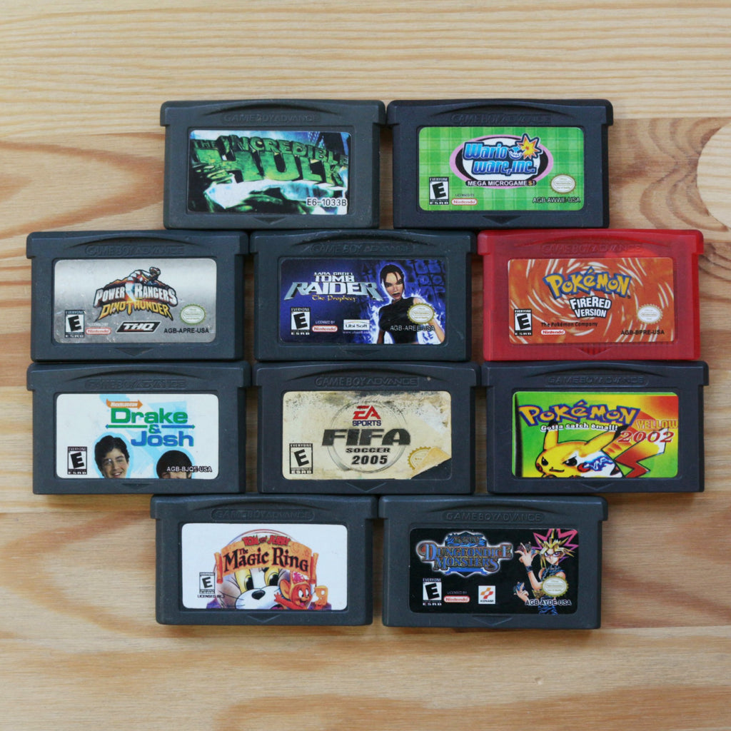10 GameBoy Spiele zum TOP Preis! - GBA 302