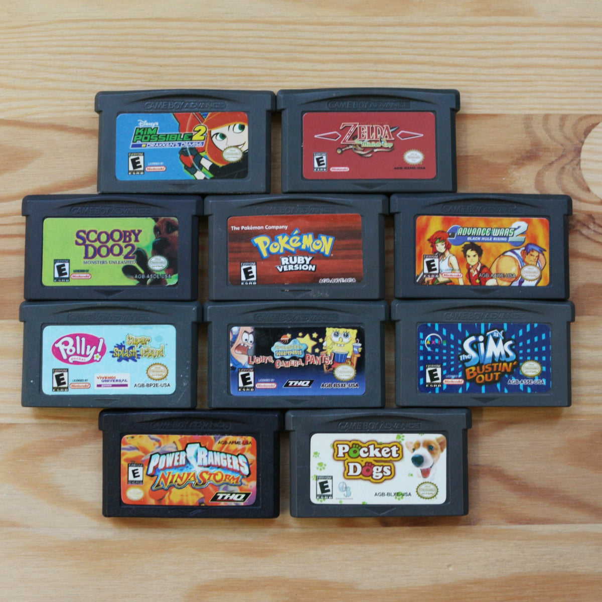 10 GameBoy Spiele zum TOP Preis! - GBA 305