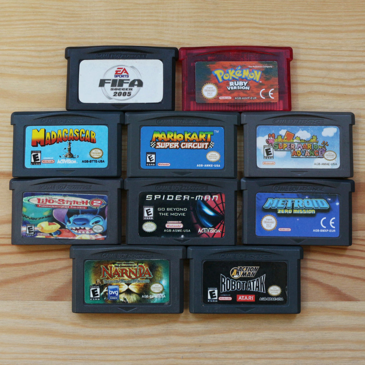 10 GameBoy Spiele zum TOP Preis! - GBA 307
