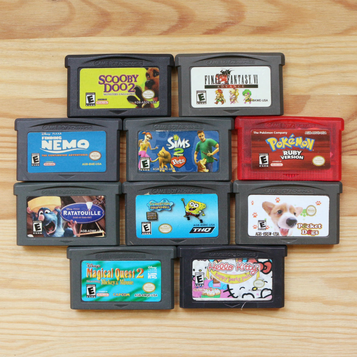 10 GameBoy Spiele zum TOP Preis! - GBA 312