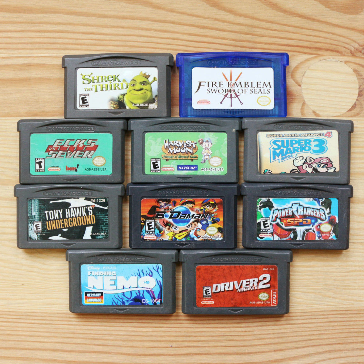 10 GameBoy Spiele zum TOP Preis! - GBA 314