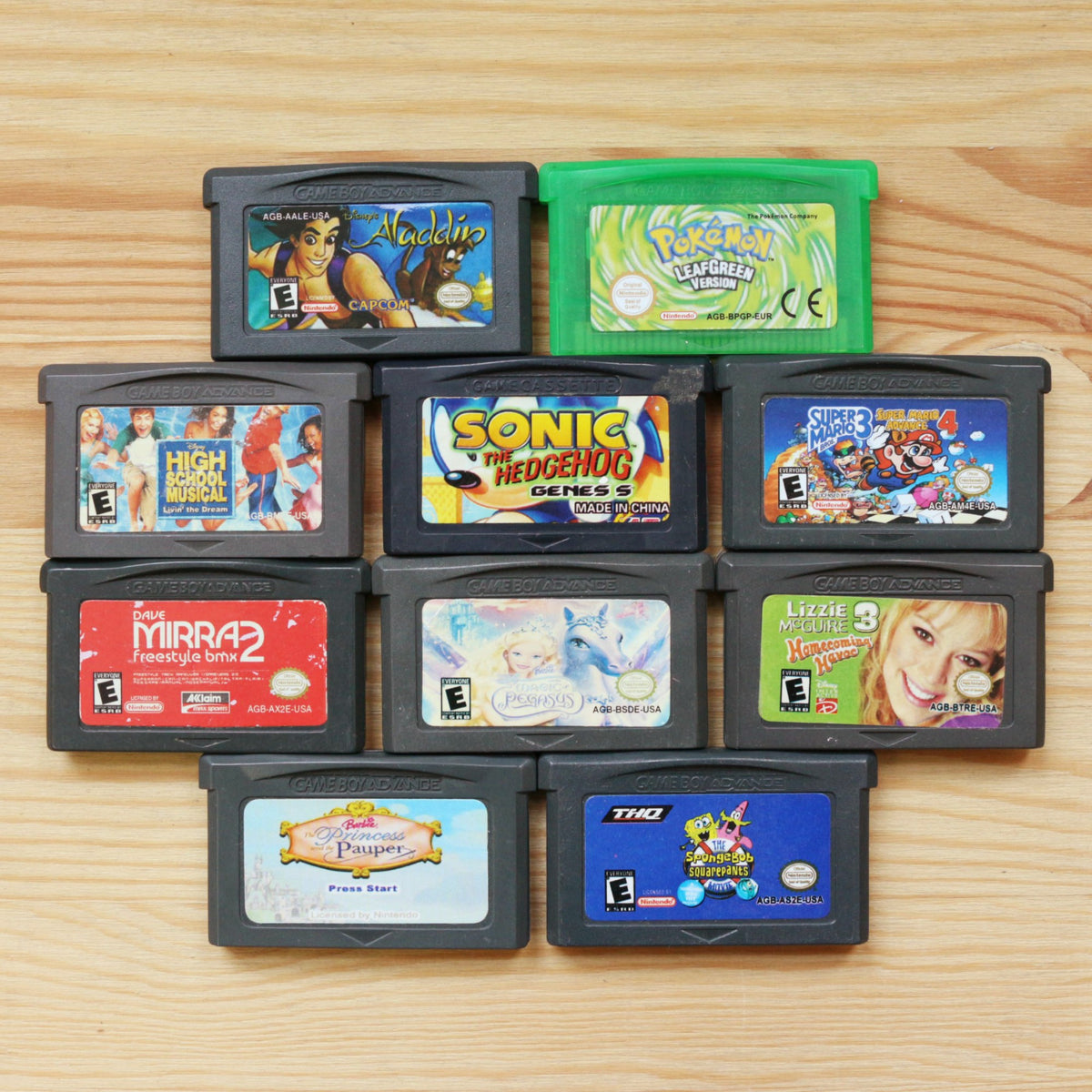 10 GameBoy Spiele zum TOP Preis! - GBA 316