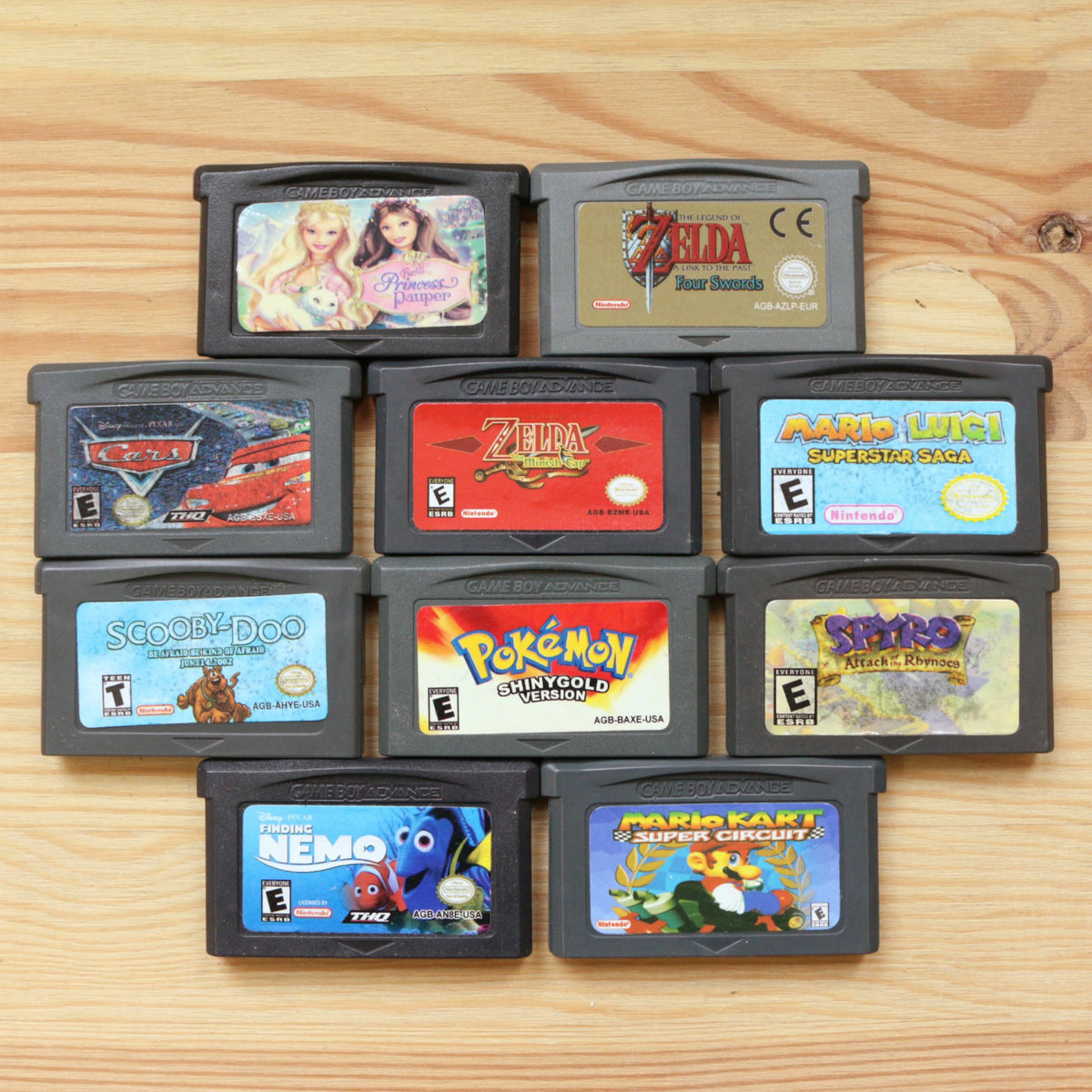 10 GameBoy Spiele zum TOP Preis! - GBA 323