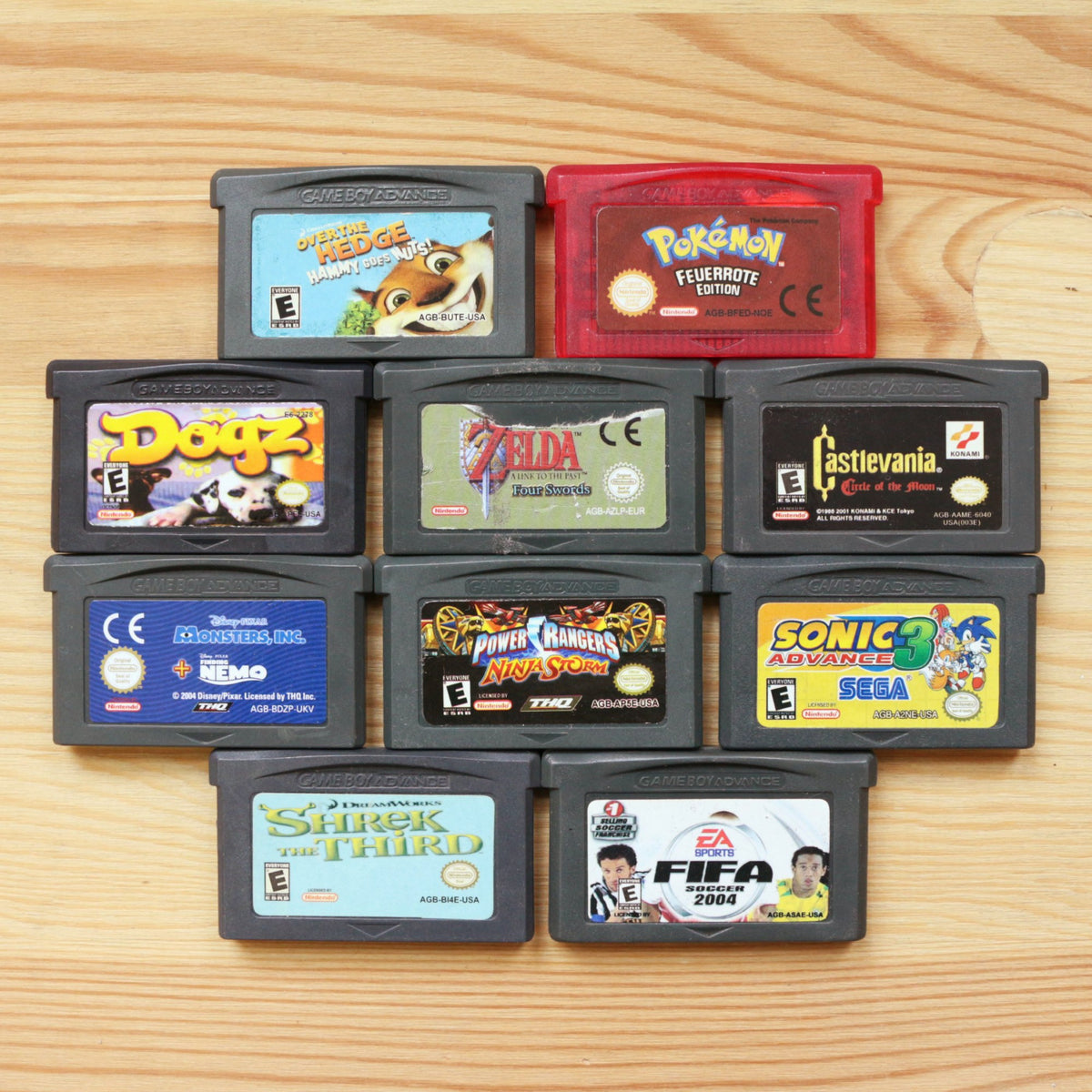 10 GameBoy Spiele zum TOP Preis! - GBA 325