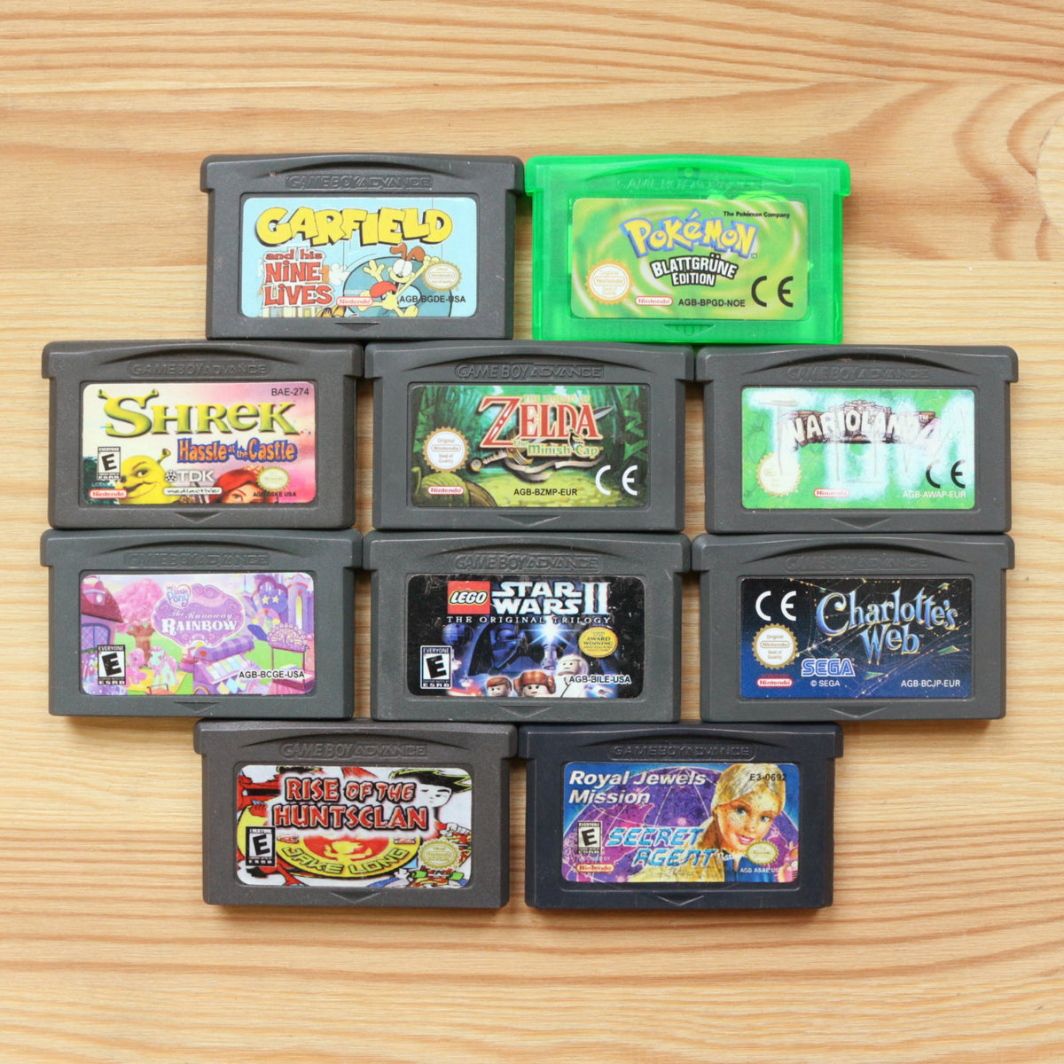 10 GameBoy Spiele zum TOP Preis! - GBA 326