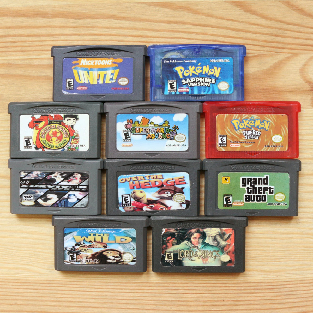 10 GameBoy Spiele zum TOP Preis! - GBA 327