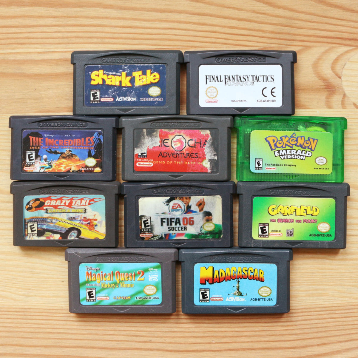 10 GameBoy Spiele zum TOP Preis! - GBA 329