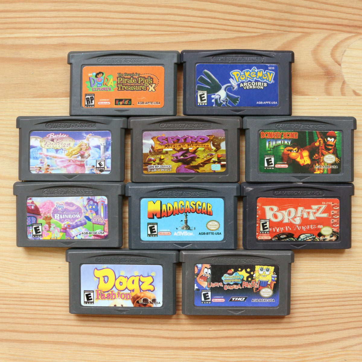 10 GameBoy Spiele zum TOP Preis! - GBA 330