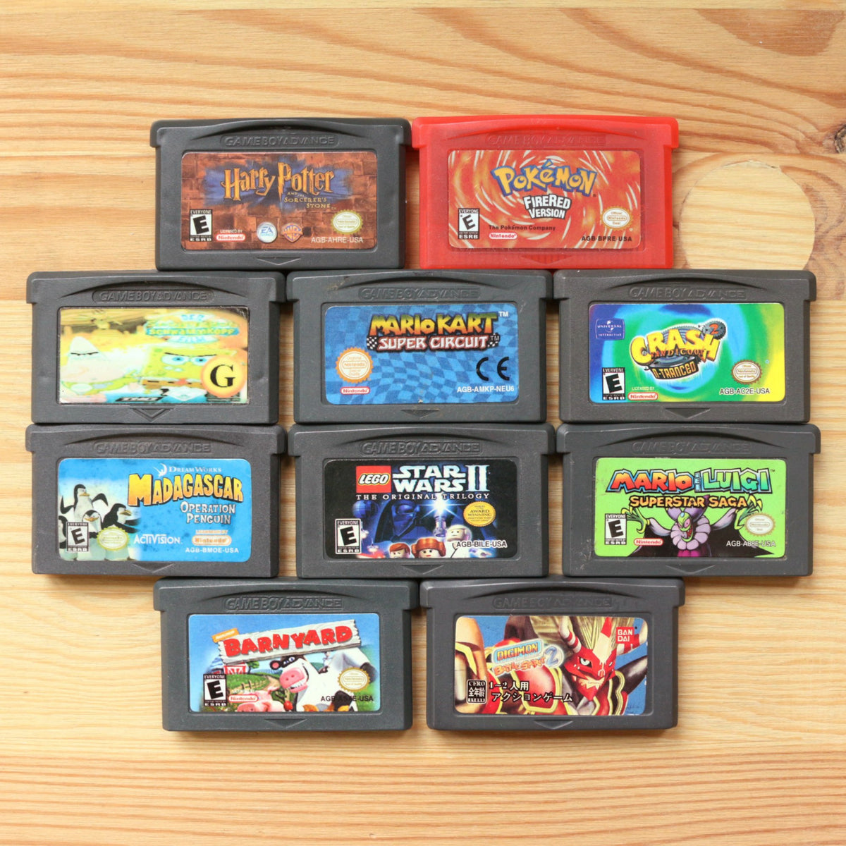 10 GameBoy Spiele zum TOP Preis! - GBA 332