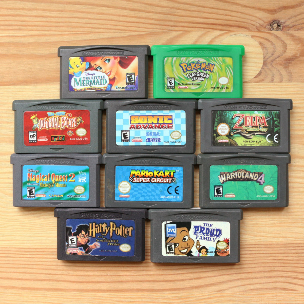 10 GameBoy Spiele zum TOP Preis! - GBA 335
