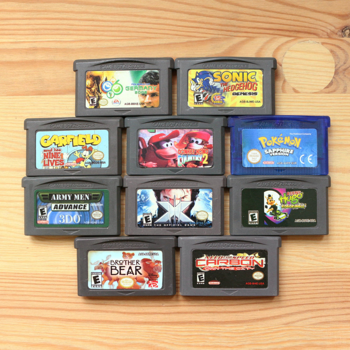10 GameBoy Spiele zum TOP Preis! - GBA 336