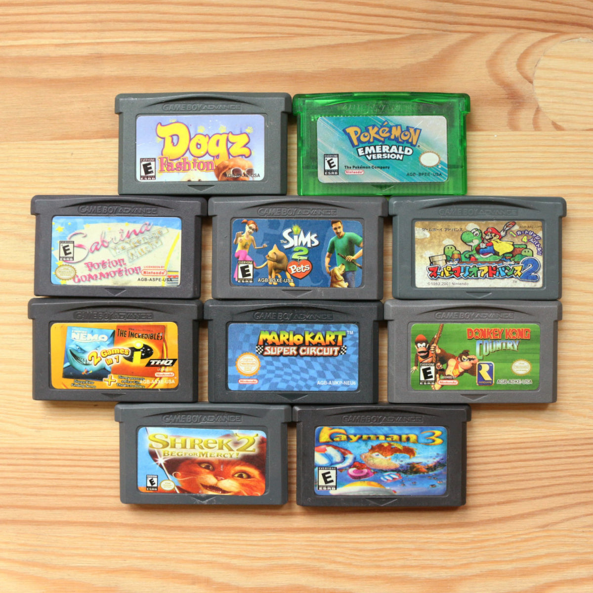 10 GameBoy Spiele zum TOP Preis! - GBA 338